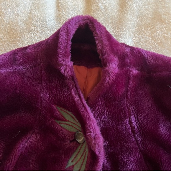 Vintage Purple Oversized Coat - Picture 4 of 8